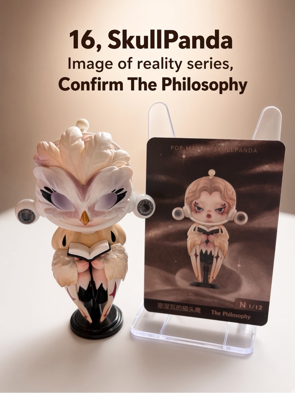 #16, SkullPanda Image of Reality Confirm The Philosophy Figurine plus Card. - Picture 2 of 7